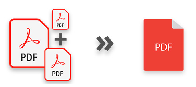 4-step instructions to merge/combine PDF.