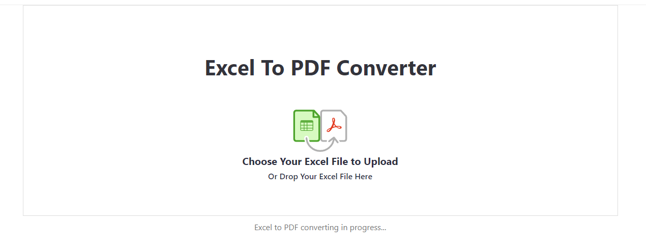 Step 2 Excel to PDF